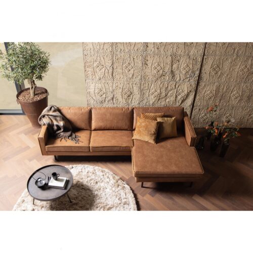 Rodeo Loungebank rechts cognac - Afbeelding 2