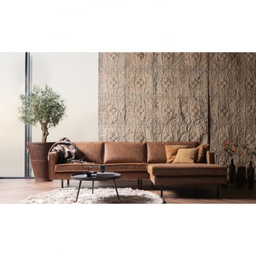 Rodeo Loungebank rechts cognac - Afbeelding 3