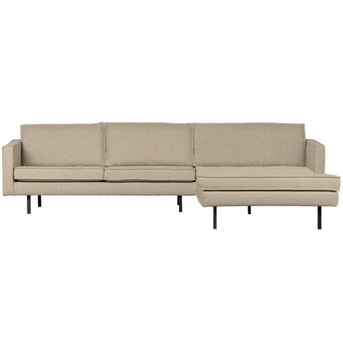 Rodeo Loungebank rechts bouclé beige