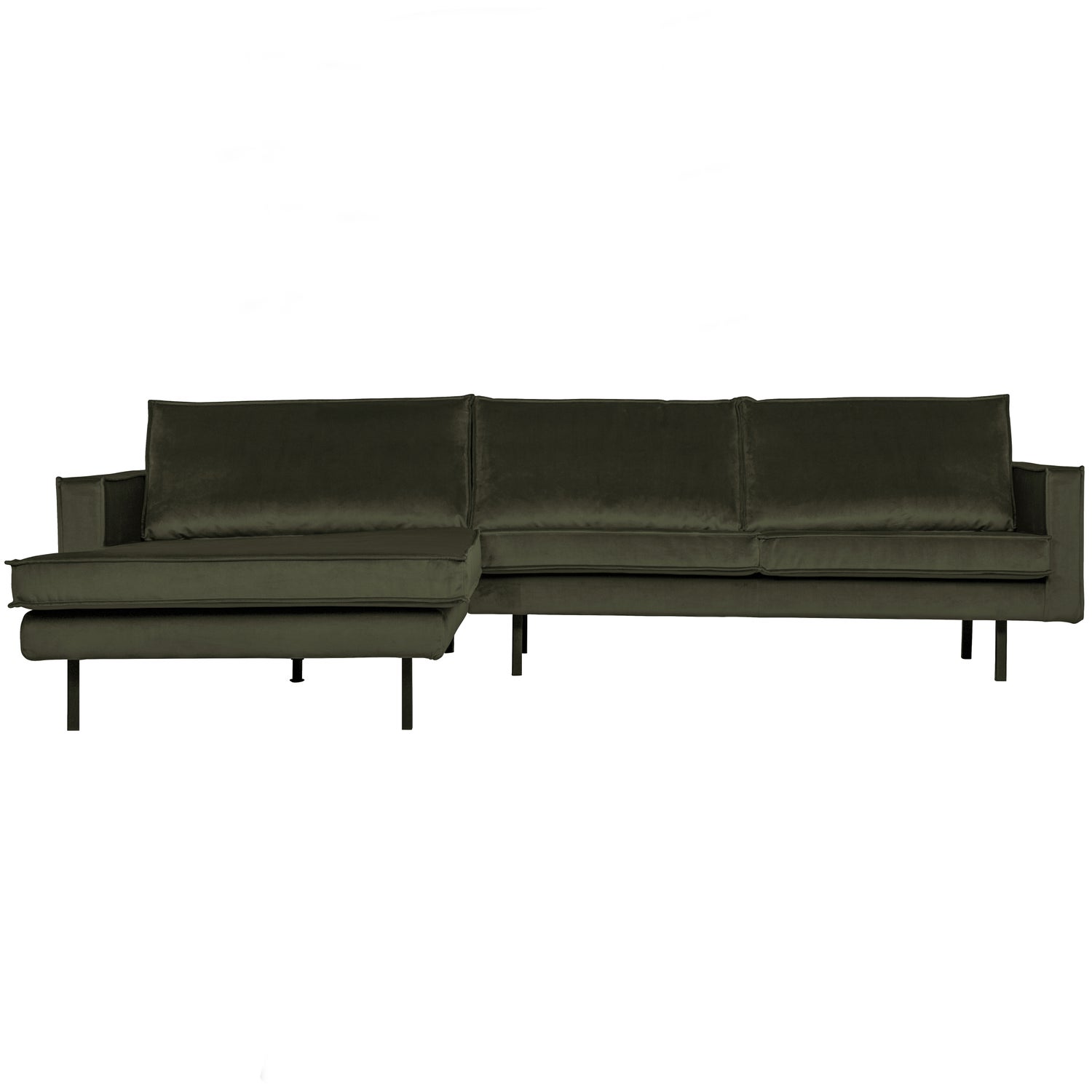 Rodeo Loungebank links velvet dark green hunter