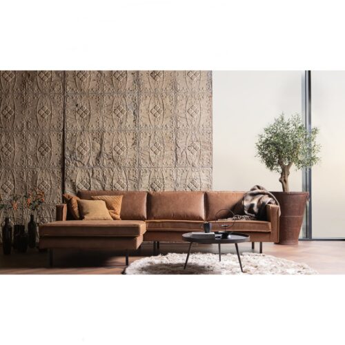 Rodeo Loungebank links cognac - Afbeelding 3