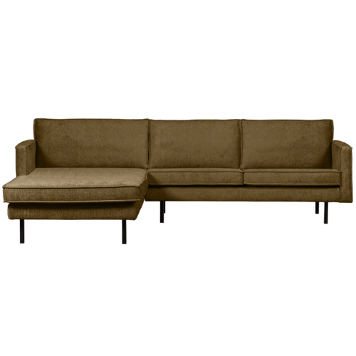 Rodeo Loungebank links structure velvet brass