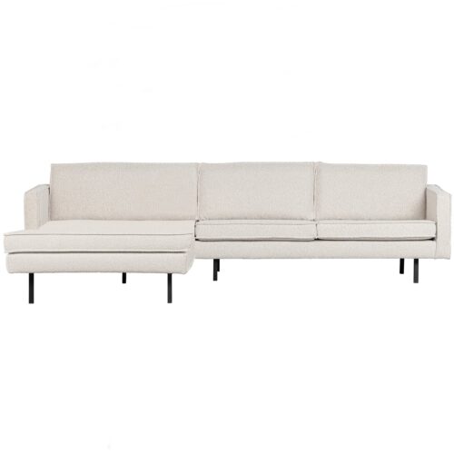 Rodeo Loungebank links bouclé naturel