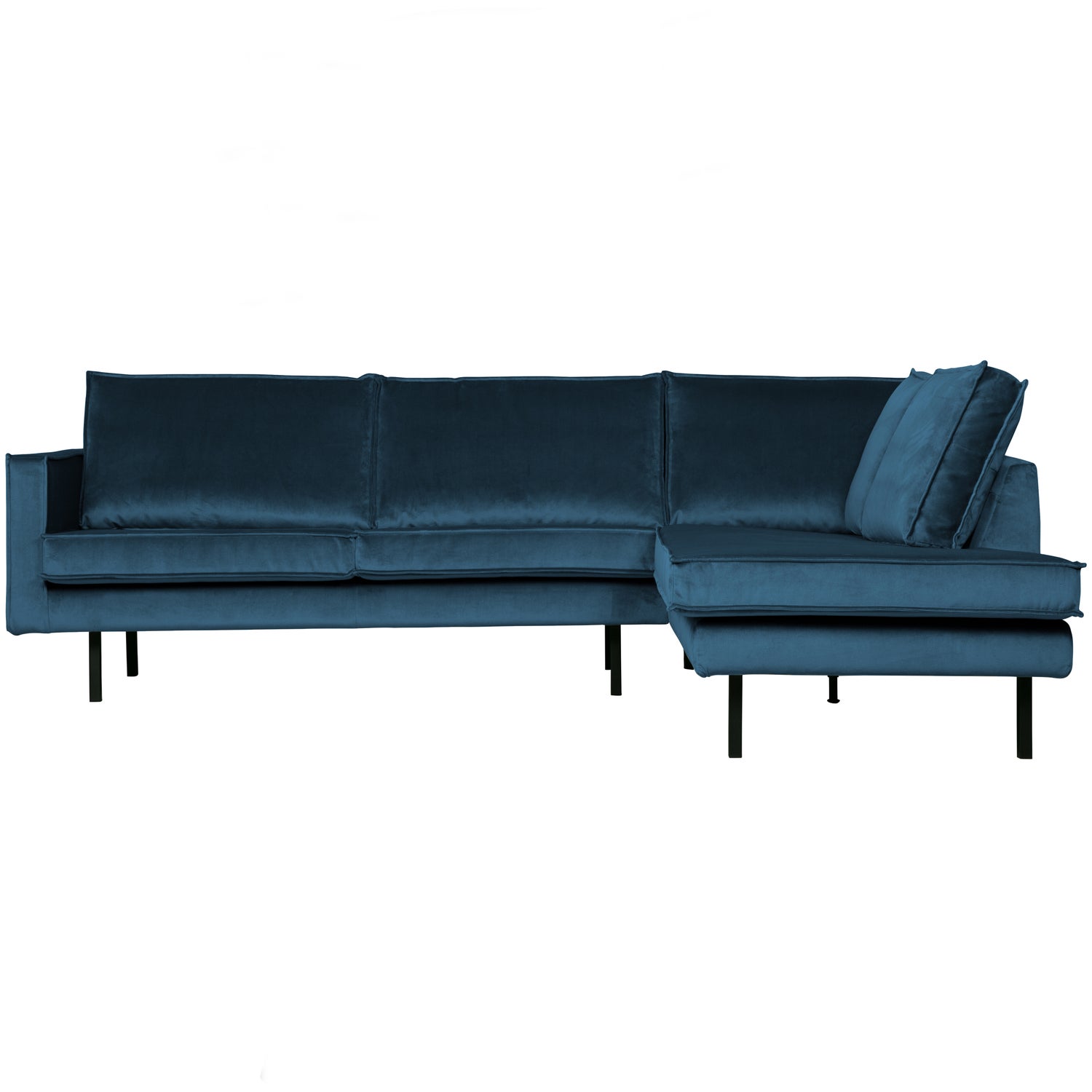 Hocker Rodeo op Poten - Velvet Blauw - Afbeelding 3