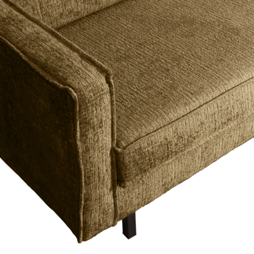 Rodeo hoekbank rechts structure velvet brass - Afbeelding 4