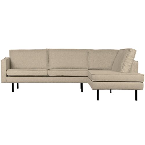 Rodeo hoekbank rechts bouclé beige