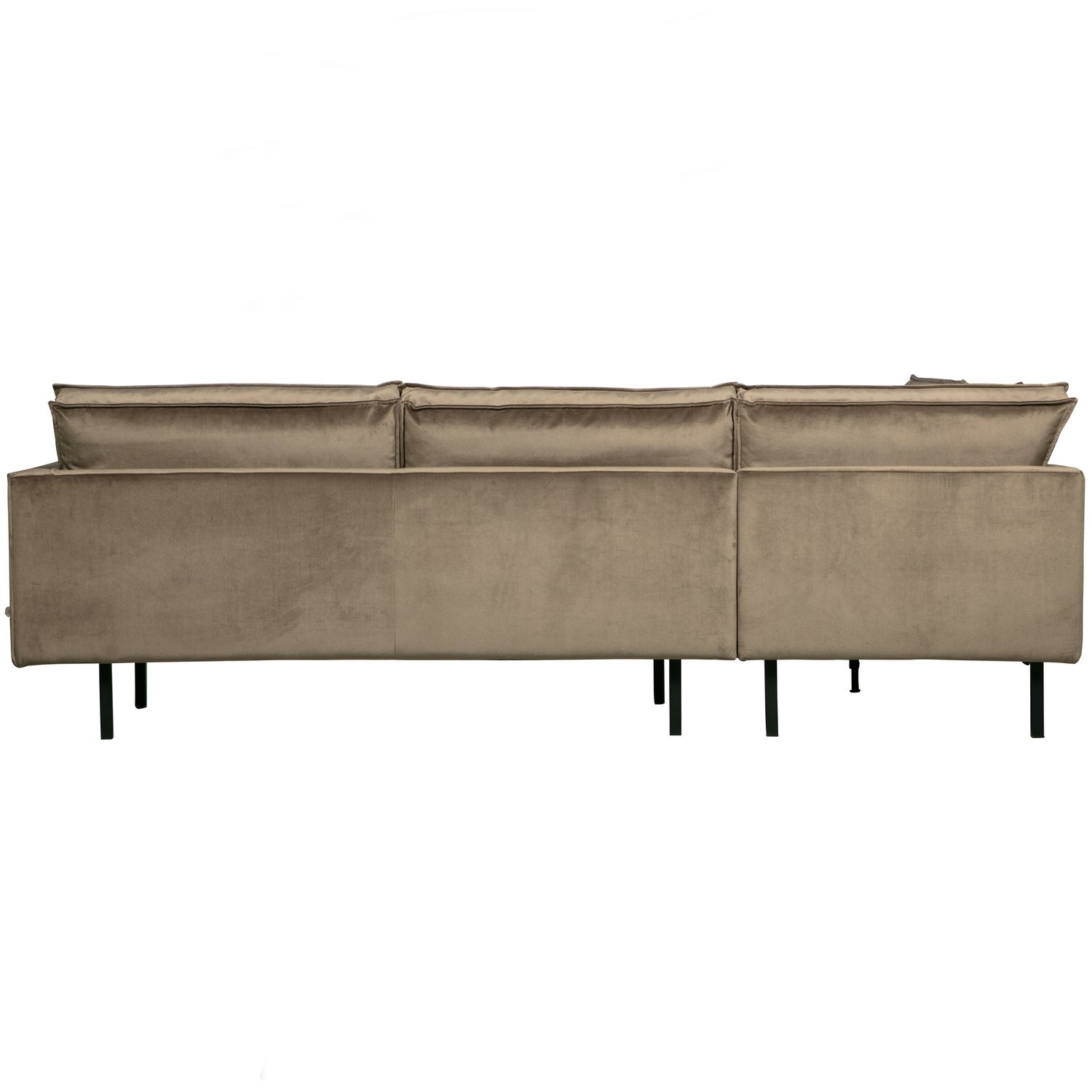 Rodeo hoekbank links velvet taupe - Afbeelding 5
