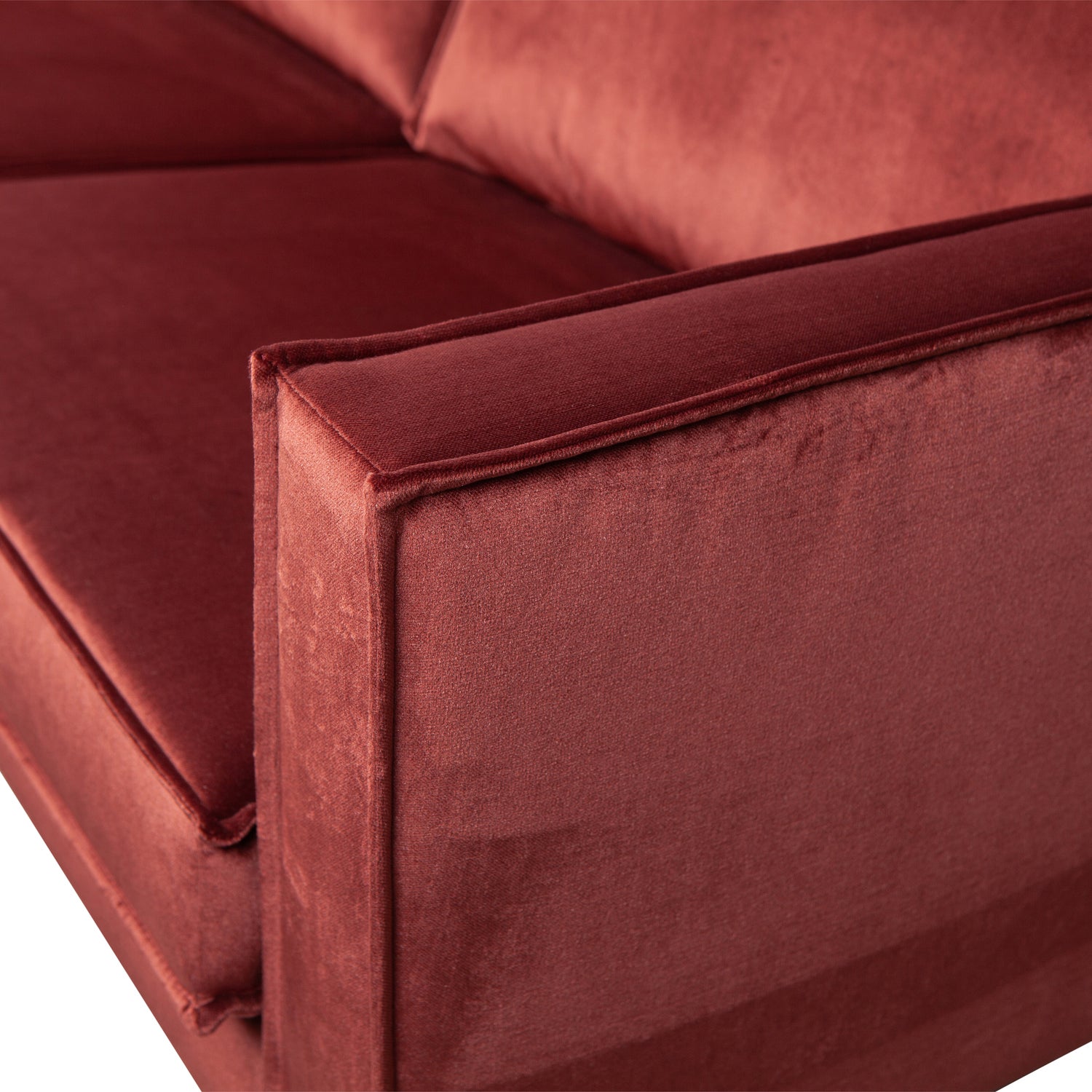 Rodeo hoekbank links velvet chestnut - Afbeelding 2