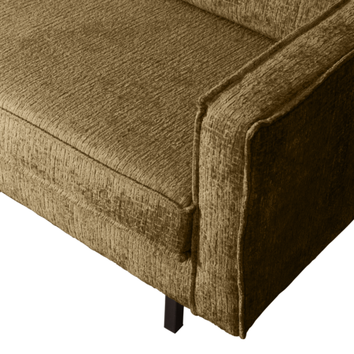 Rodeo hoekbank links structure velvet brass - Afbeelding 4