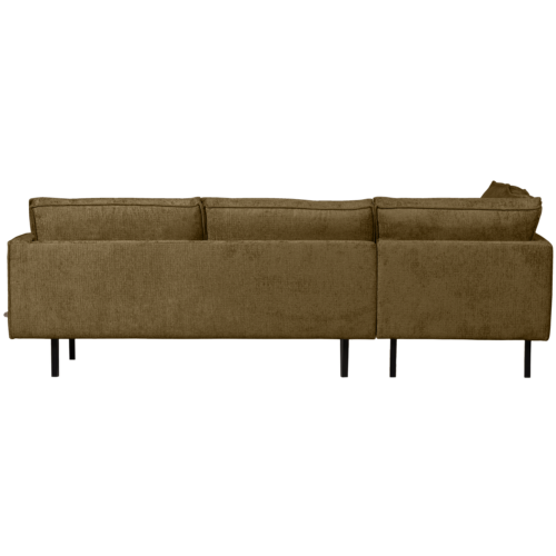 Rodeo hoekbank links structure velvet brass - Afbeelding 3
