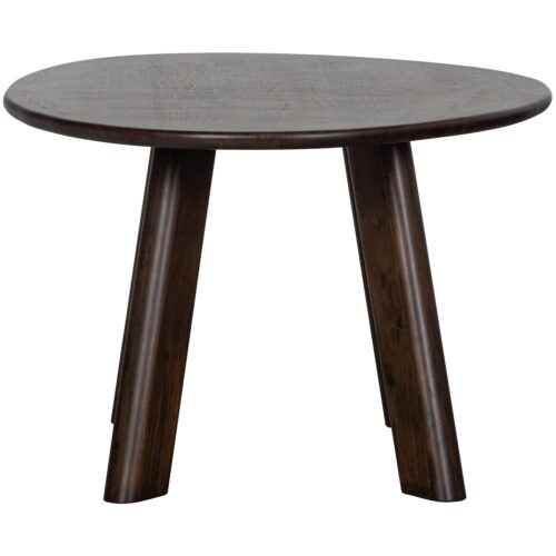 Organische Eettafel Roundly Mangohout, kleur Walnoot - 180 cm - Afbeelding 6