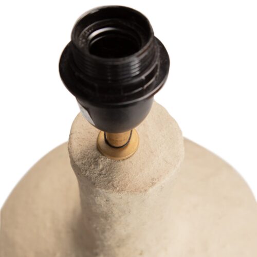 Tafellamp Ios Papier Mache kleur Naturel (excl. kap) - Afbeelding 5