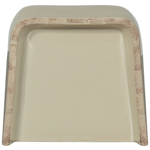 Bijzettafel Shoal Keramiek 46 x 31cm - Crème - Afbeelding 4