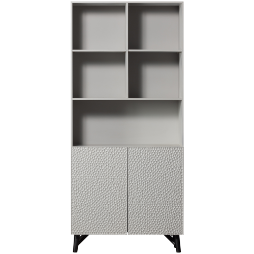 Opbergkast Carved Mangohout, 200 x 90cm, kleur Mist - Afbeelding 4
