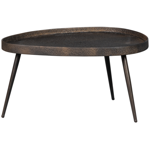 Bijzettafel Crude set an 2 stuks - antique bronze - Afbeelding 4