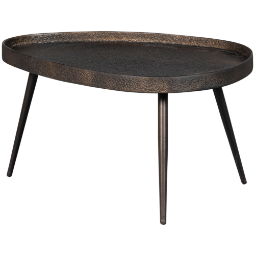 Bijzettafel Crude set an 2 stuks - antique bronze - Afbeelding 5