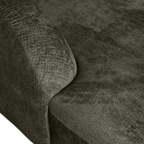 Sloping hoekbank links structure velvet frost - Afbeelding 5