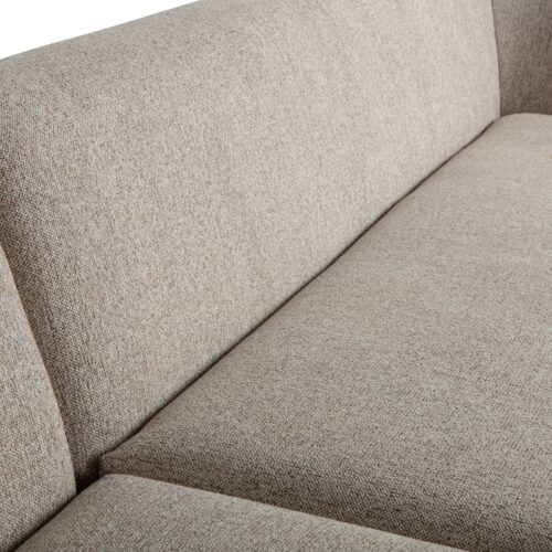 Sloping hoekbank links naturel melange - Afbeelding 5
