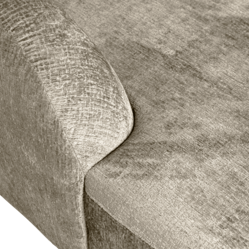 Sloping hoekbank links structure velvet wheatfield - Afbeelding 5