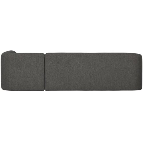 Sloping hoekbank rechts grijs/zwart melange - Afbeelding 3