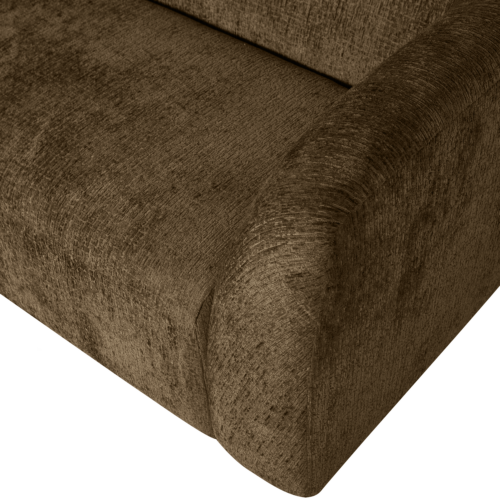 Sloping 3-zits bank structure velvet brass - Afbeelding 4
