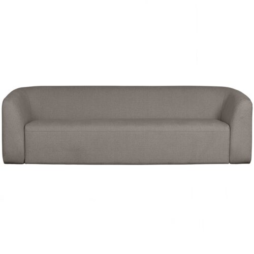 Sloping 3-zits bank grijs melange - Afbeelding 2