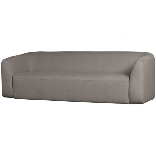 Sloping 3-zits bank grijs melange