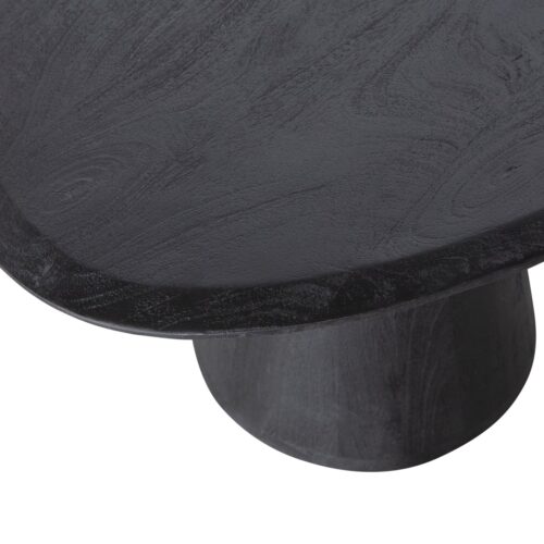 Organische Salontafel Posture Mangohout 120x80cm -  Zwart - Afbeelding 4