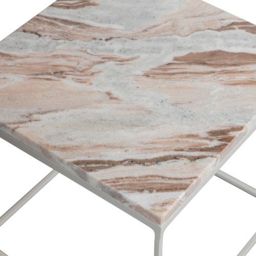 Mellow bijzettafel marmer mist - Afbeelding 4