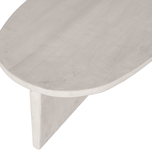 Ovale salontafel Seam mango hout naturel - Afbeelding 8