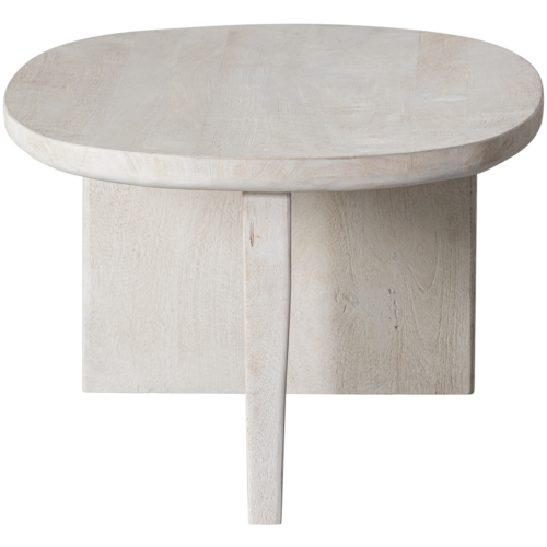 Ovale salontafel Seam mango hout naturel - Afbeelding 7