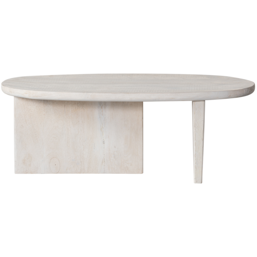 Ovale salontafel Seam mango hout naturel - Afbeelding 5