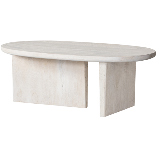 Ovale salontafel Seam mango hout naturel - Afbeelding 6
