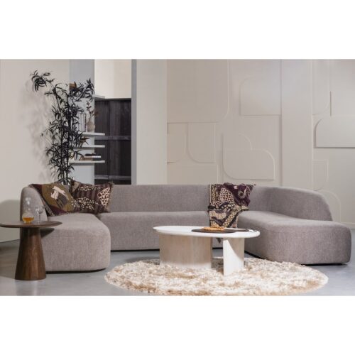 Ovale salontafel Seam mango hout naturel - Afbeelding 2