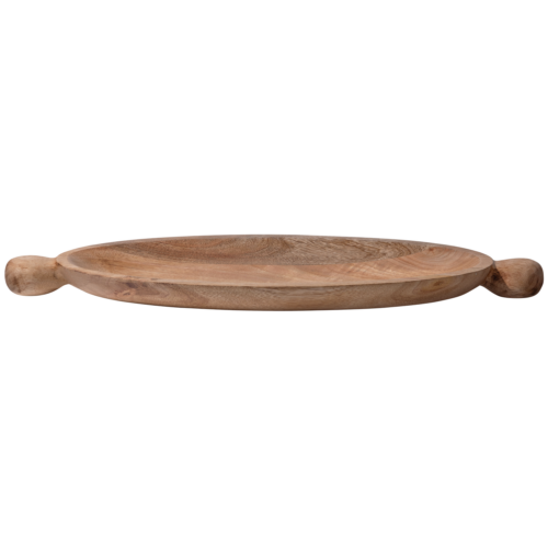 Seemly decoratieschaal ovaal mango hout naturel - Afbeelding 4
