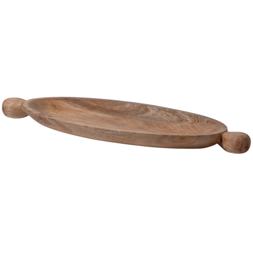Seemly decoratieschaal ovaal mango hout naturel
