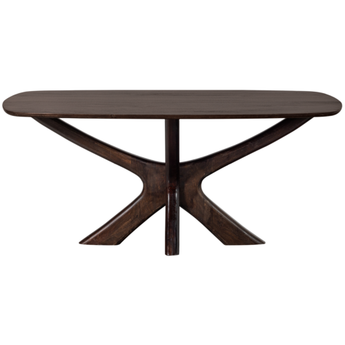 Deens Ovale Eettafel Bridge Mangohout - 180 cm - Afbeelding 4