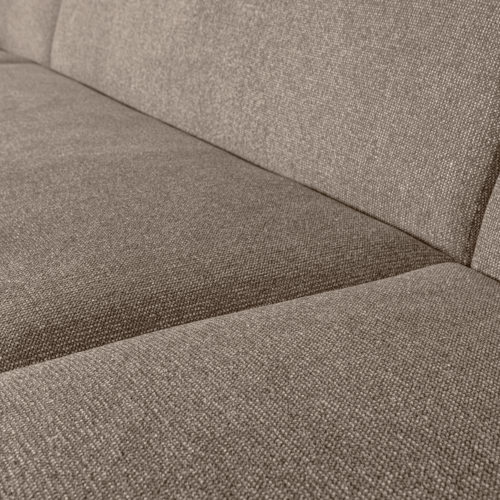 Sloping u-vorm bank lichtbruin melange - Afbeelding 5