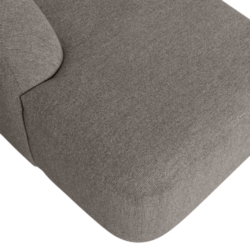 Sloping u-vorm bank grijs melange - Afbeelding 6