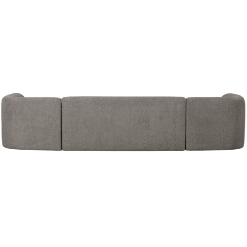 Sloping u-vorm bank grijs melange - Afbeelding 5