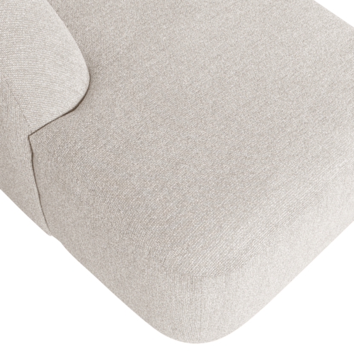 Sloping u-vorm bank pearl melange - Afbeelding 4