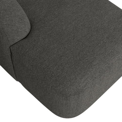 Sloping u-vorm bank grijs/zwart melange - Afbeelding 4