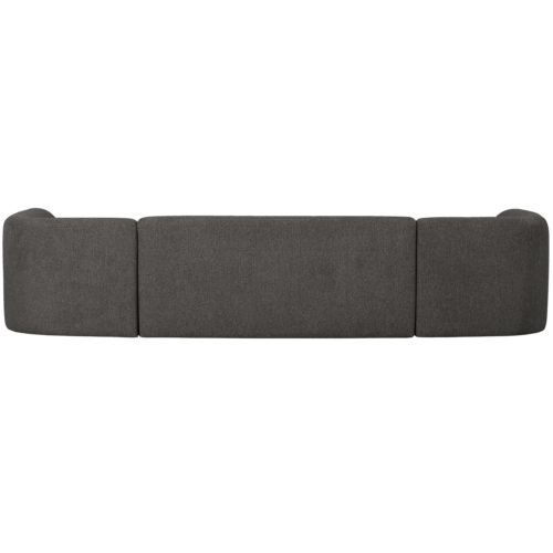 Sloping u-vorm bank grijs/zwart melange - Afbeelding 3