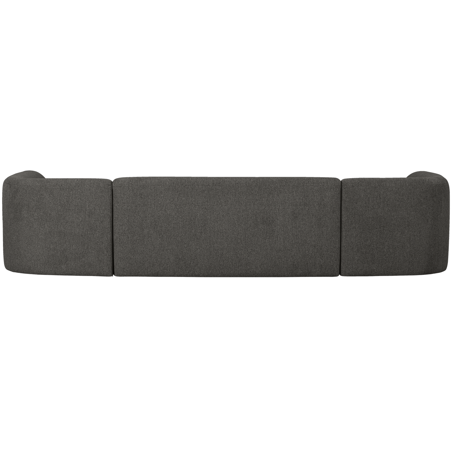 Sloping u-vorm bank grijs/zwart melange - Afbeelding 3