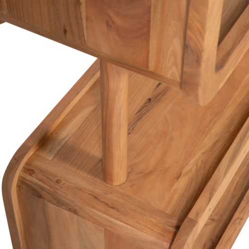 Wandkast Rattle Acaciahout, 160 x 82cm - Afbeelding 7
