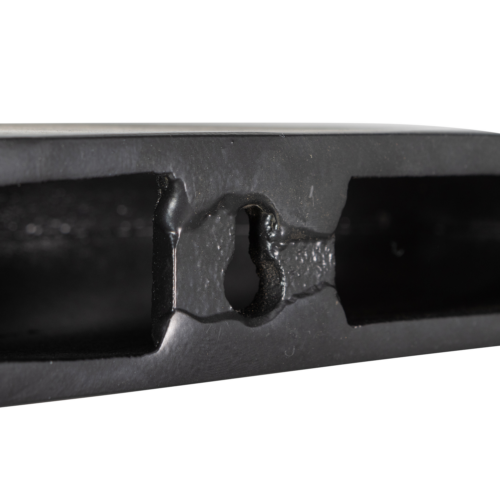 Rock wandplank aluminium zwart 7x60x13cm - Afbeelding 4