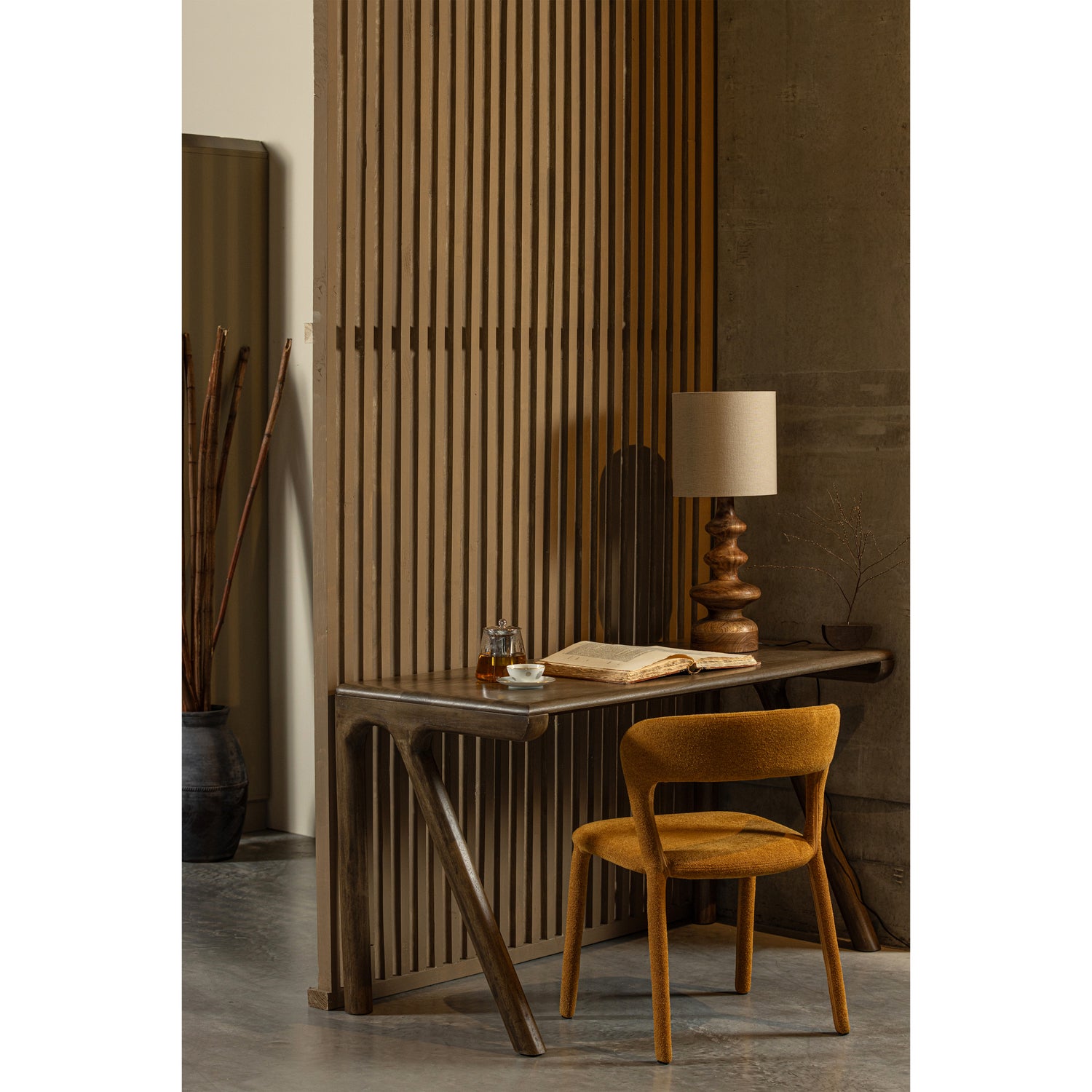 Bureau Tug Mangohout, 130 x 60cm - Afbeelding 2