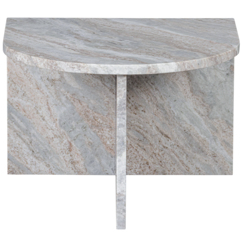 Ovale Bijzettafel Xhail Marmer 50 x 50cm - Afbeelding 4