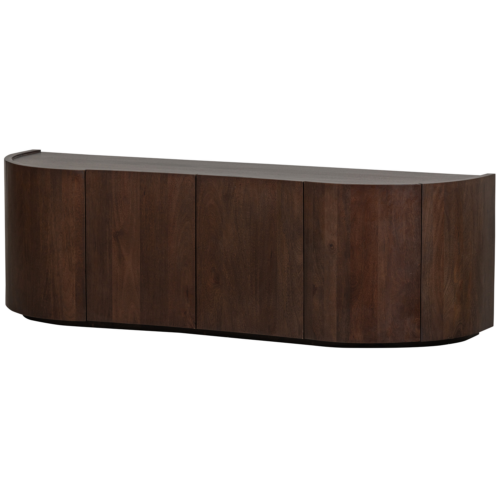 Dressoir Sense Mangohout, 160cm, kleur Walnoot