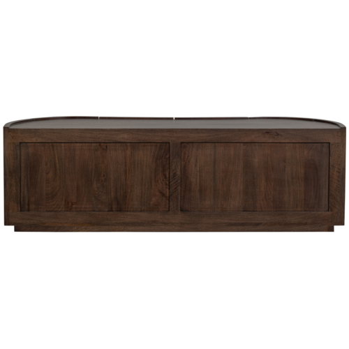 Dressoir Sense Mangohout, 160cm, kleur Walnoot - Afbeelding 7